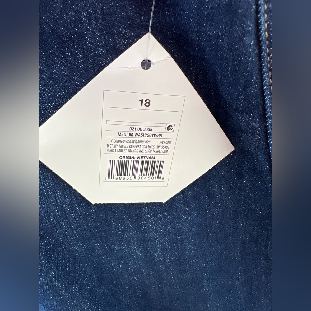 Women's Dark Blue Denim Shorts -Size 18 - Picture 5 of 6